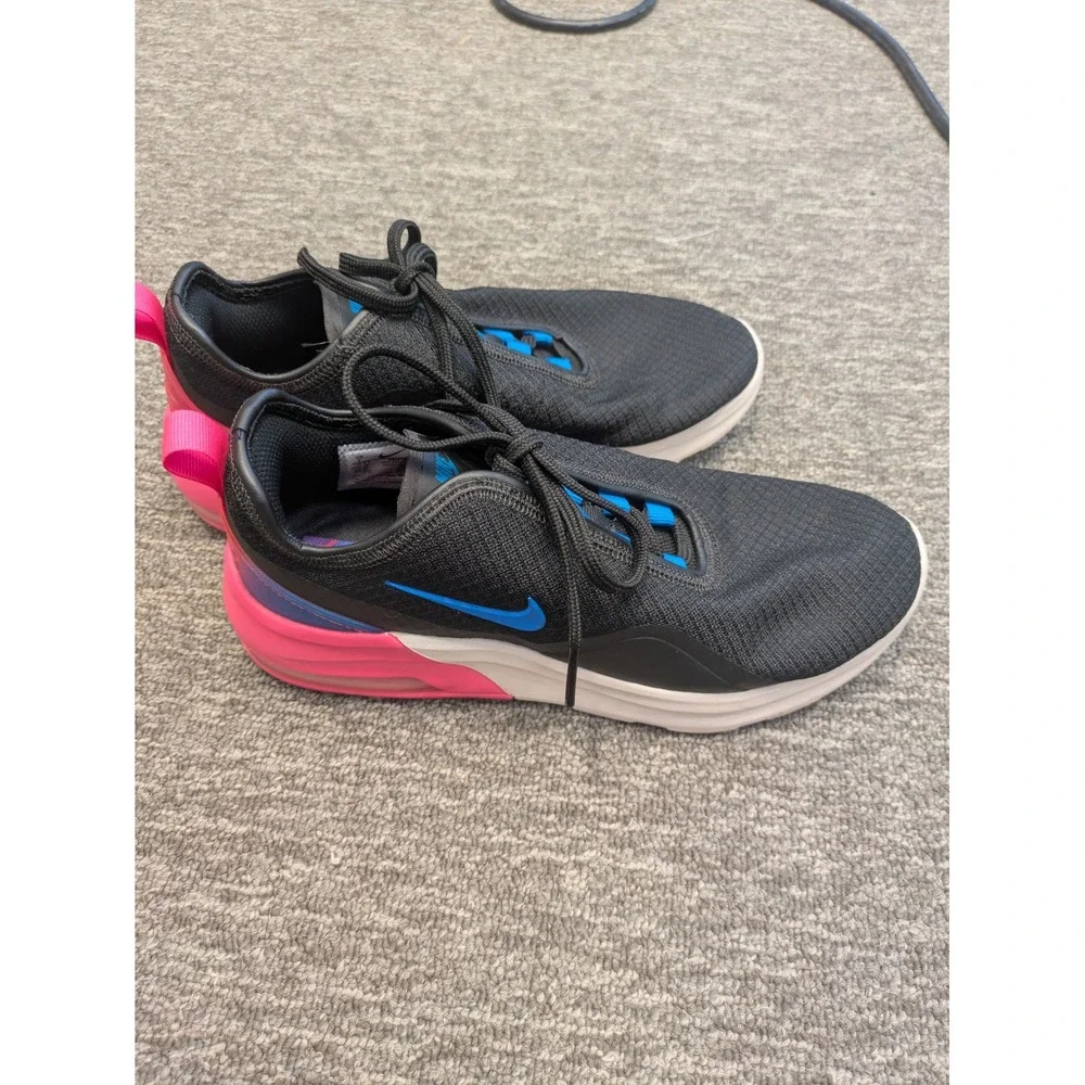 Nike Air Max Motion 2 Sneakers Women's 7 Black Hyper Pink Blue CN2166-001